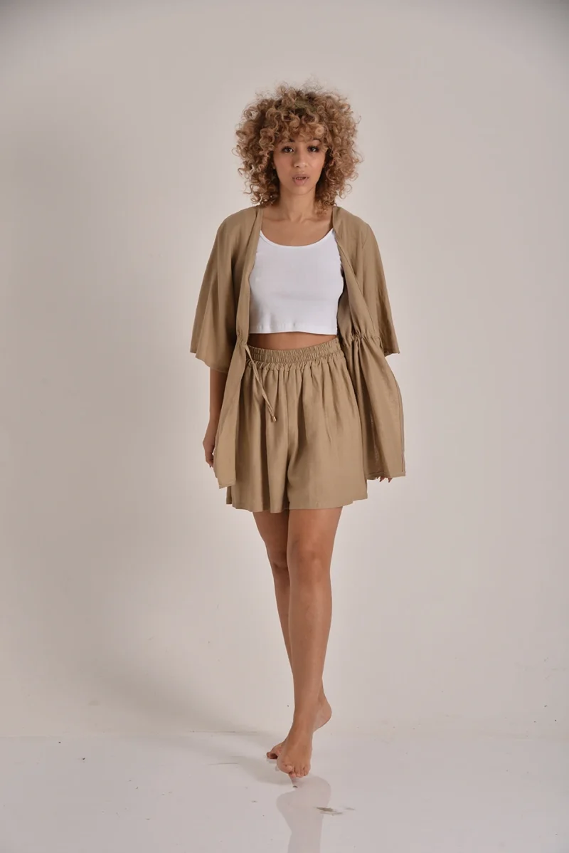 The Breeze Linen Shorts - Image 3
