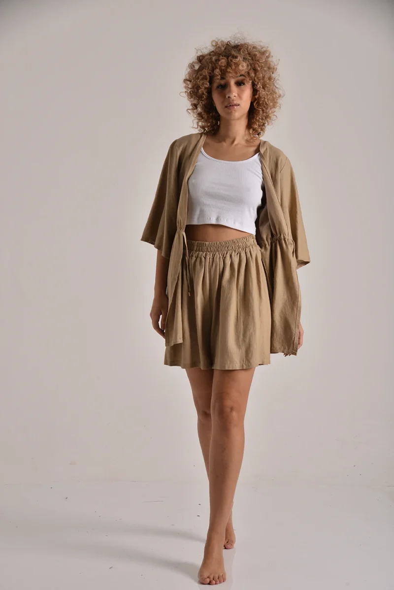 The Breeze Linen Shorts - Image 2
