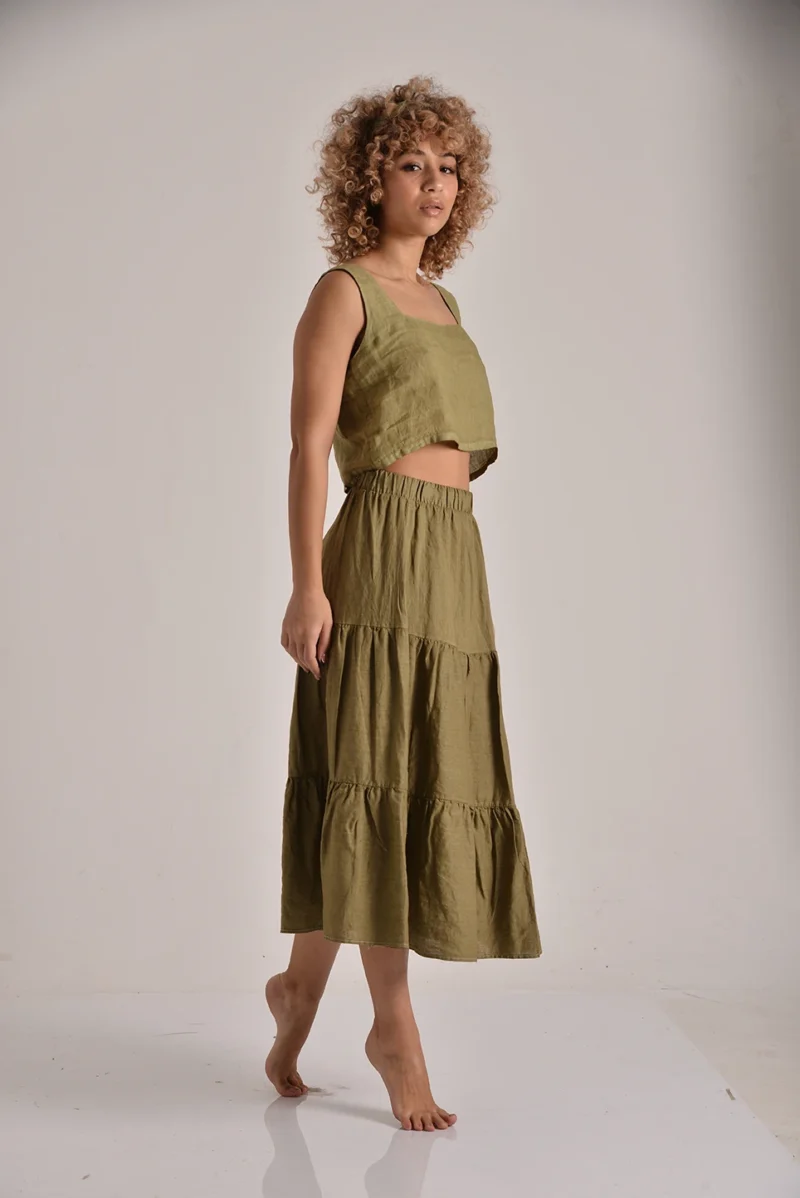 The Linen Crop Top - Image 4