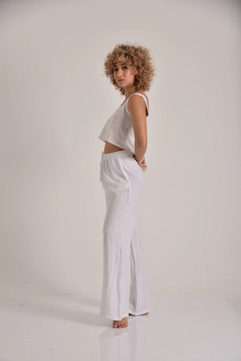 The Linen Crop Top - Image 2