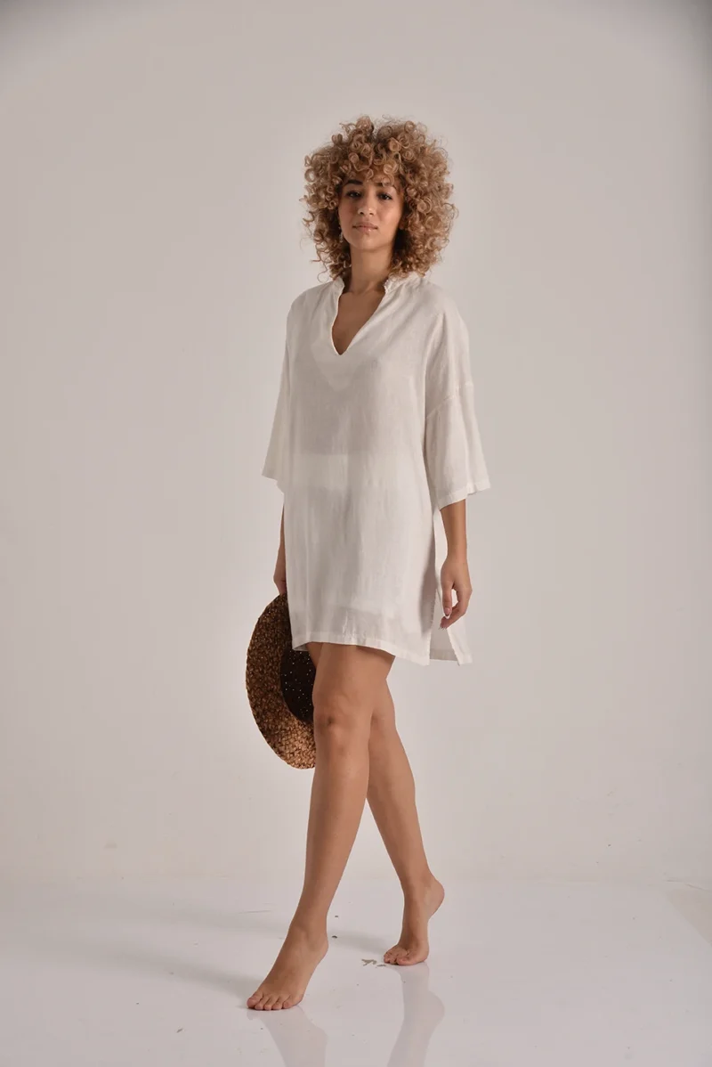 The Linen Tunic Dress - Image 4