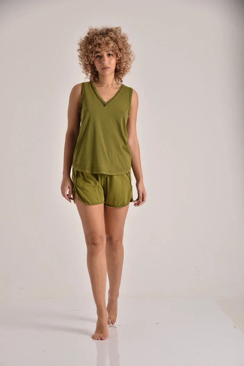 The Sleeveless V-Neck Top - Image 3