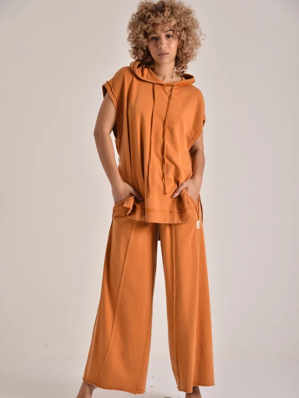 The Sleeveless Hoodie Top