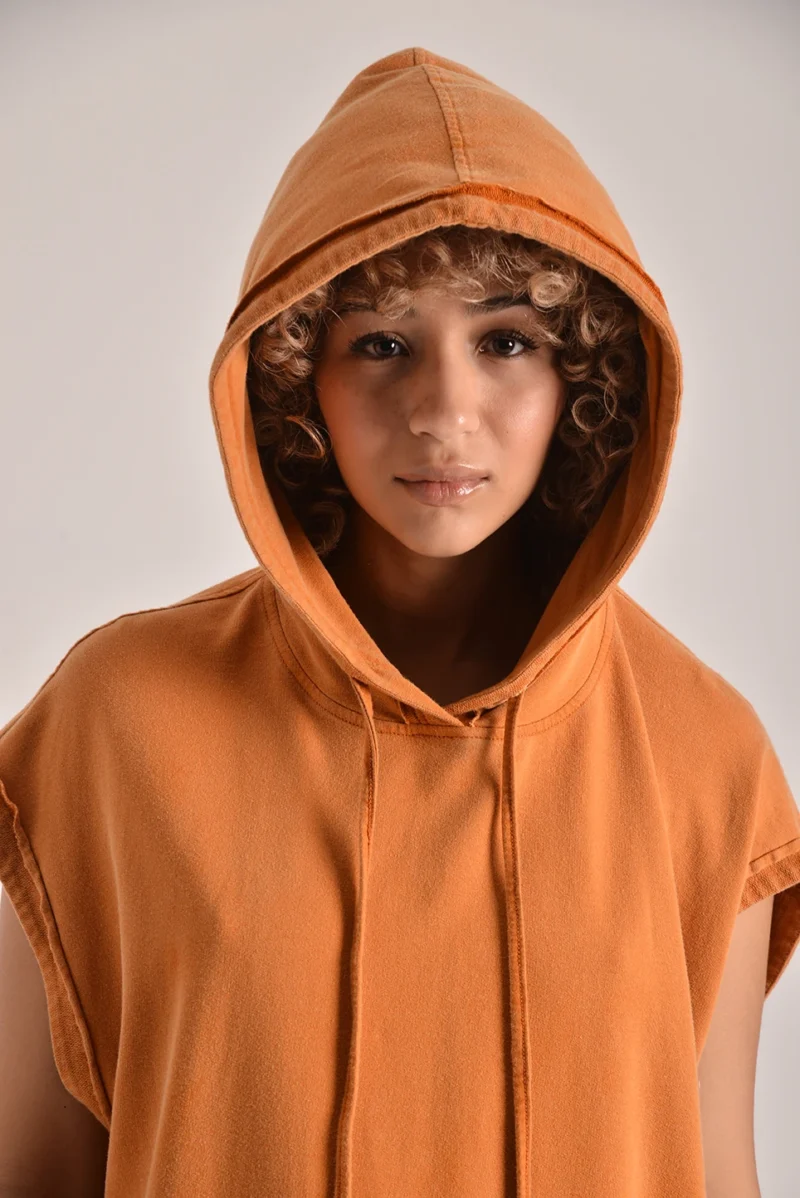 The Sleeveless Hoodie Top - Image 2