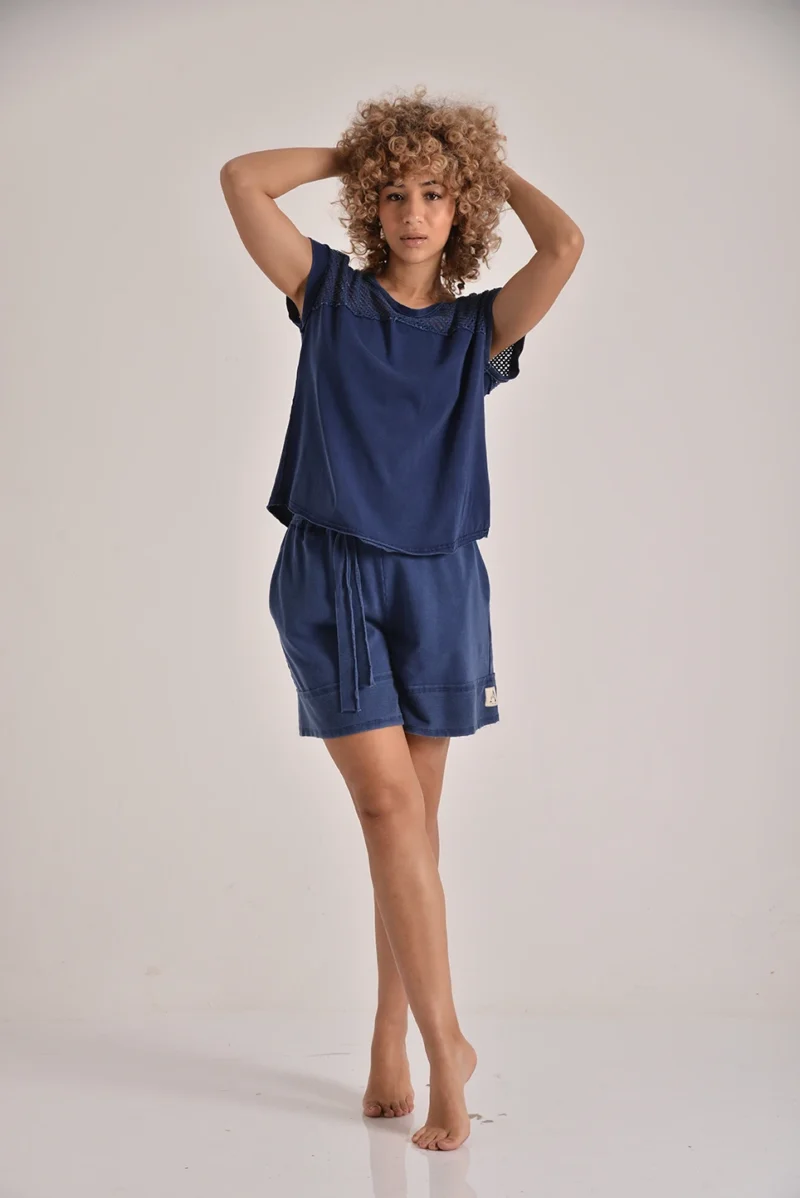 The Mesh Shoulder Tee