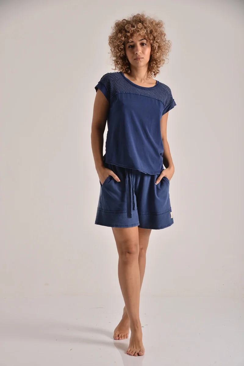 The Mesh Shoulder Tee - Image 3
