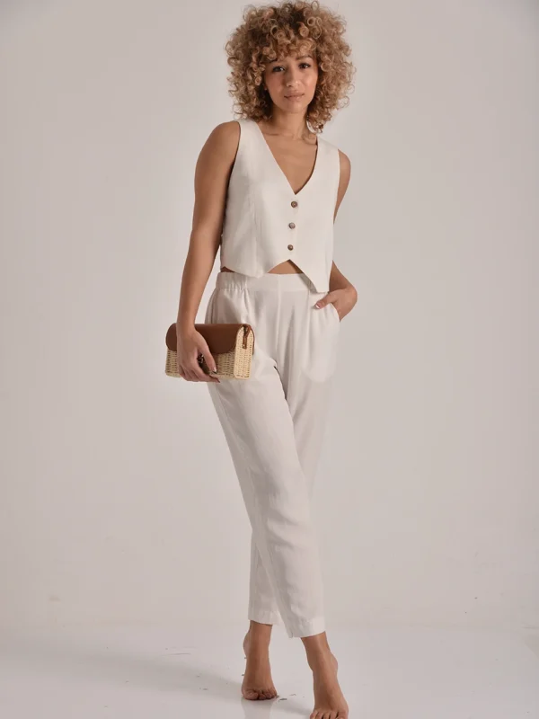The Tencel Straight Pants