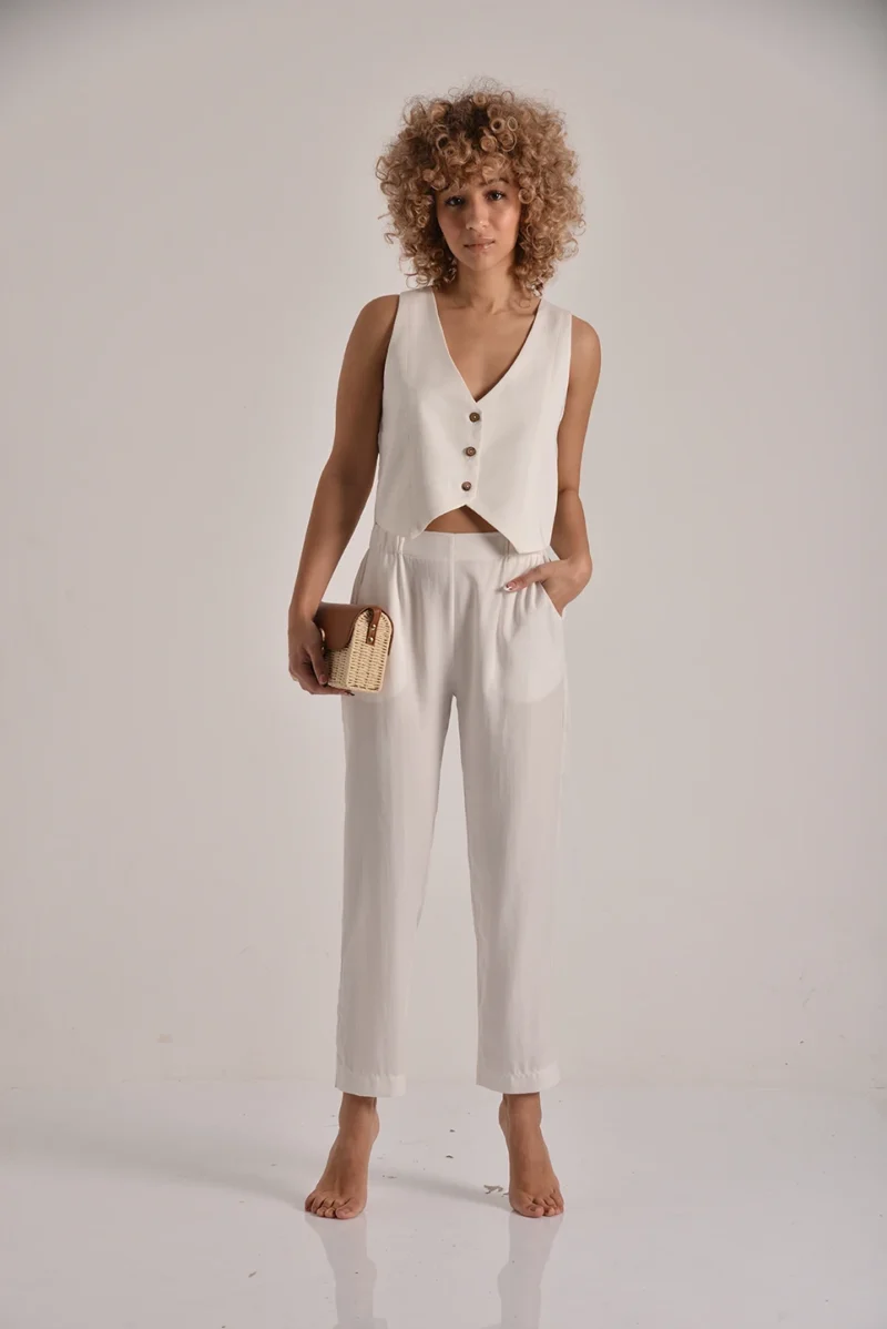 The Tencel Straight Pants - Image 3