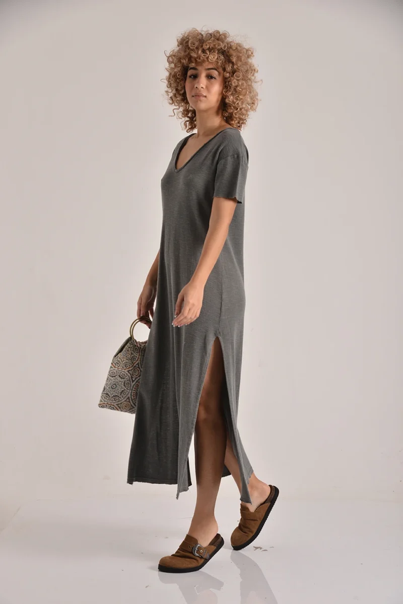 The Slit Tee Dress - Image 3