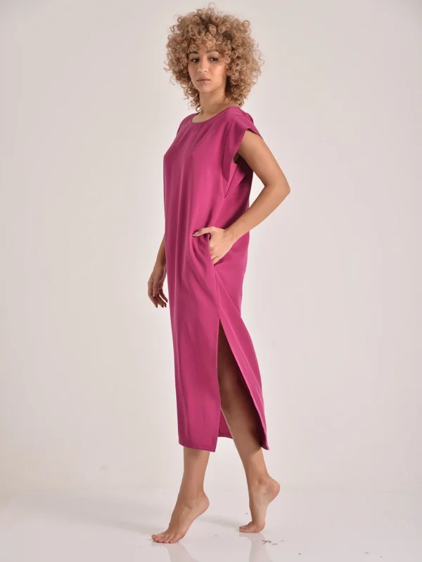 The Side-Slit Midi Dress