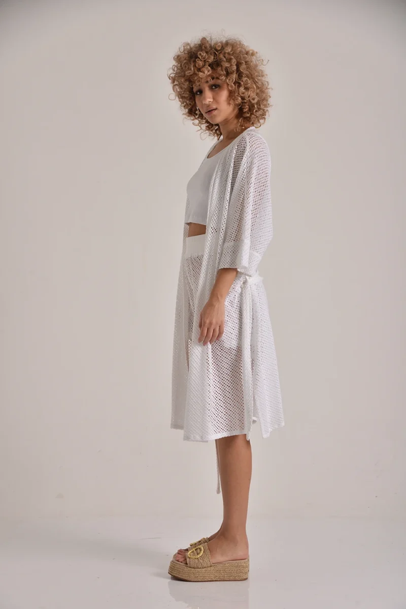 The Mesh Kimono Jacket - Image 2