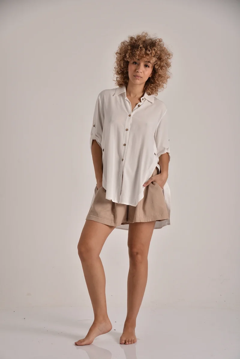 The Relaxed Tencel Blouse - Image 3