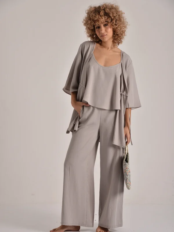 The Drawstring Tencel Kimono