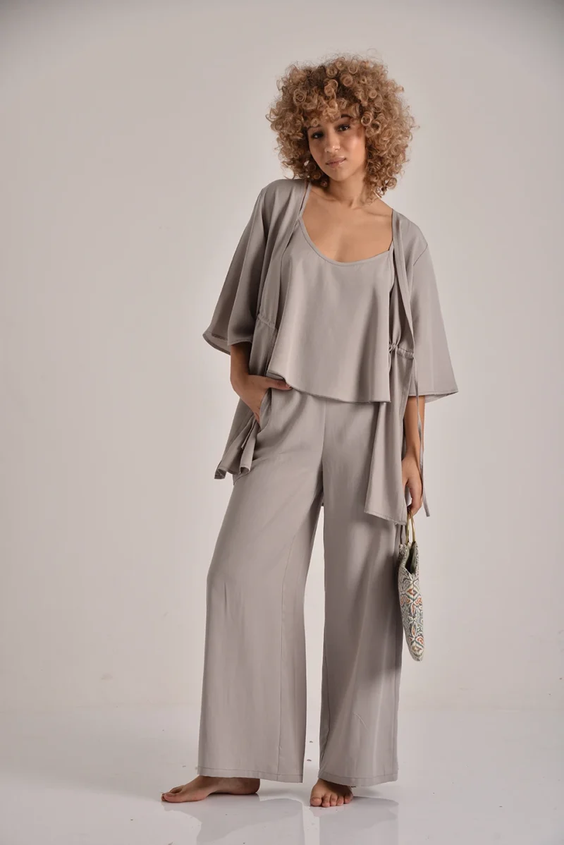 The Drawstring Tencel Kimono