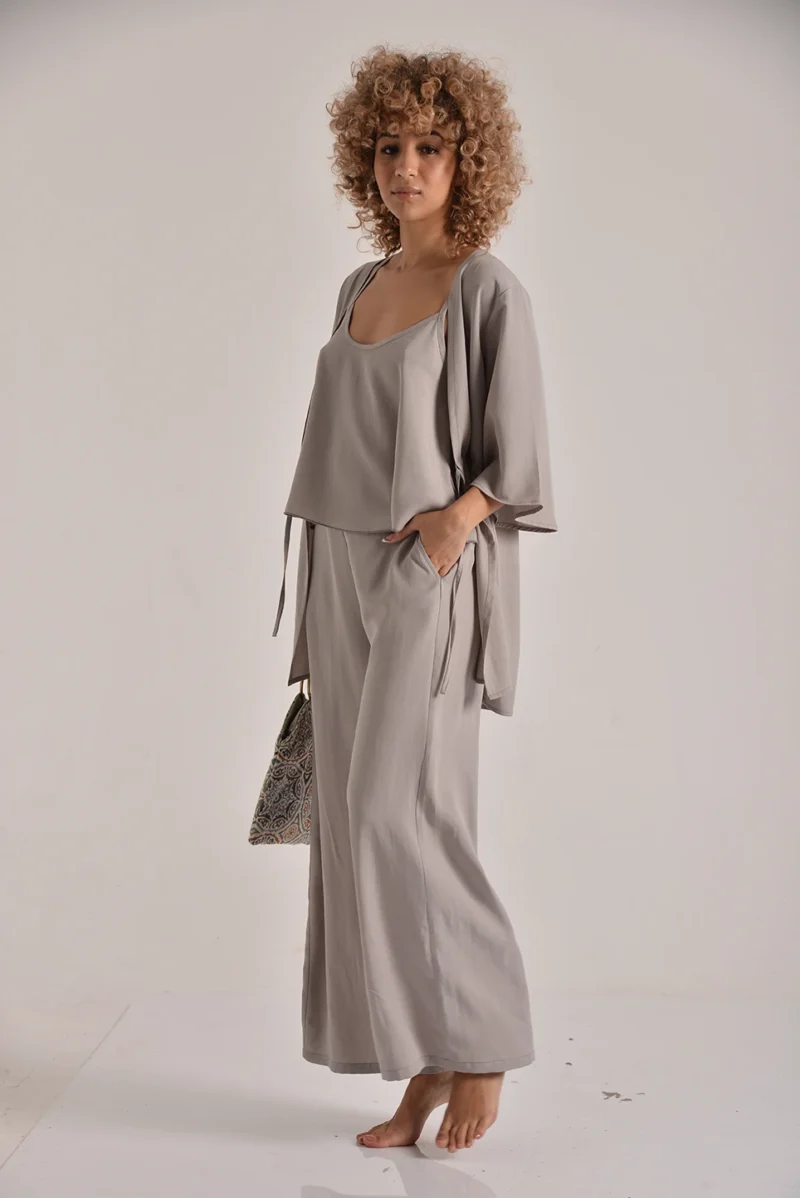 The Drawstring Tencel Kimono - Image 2