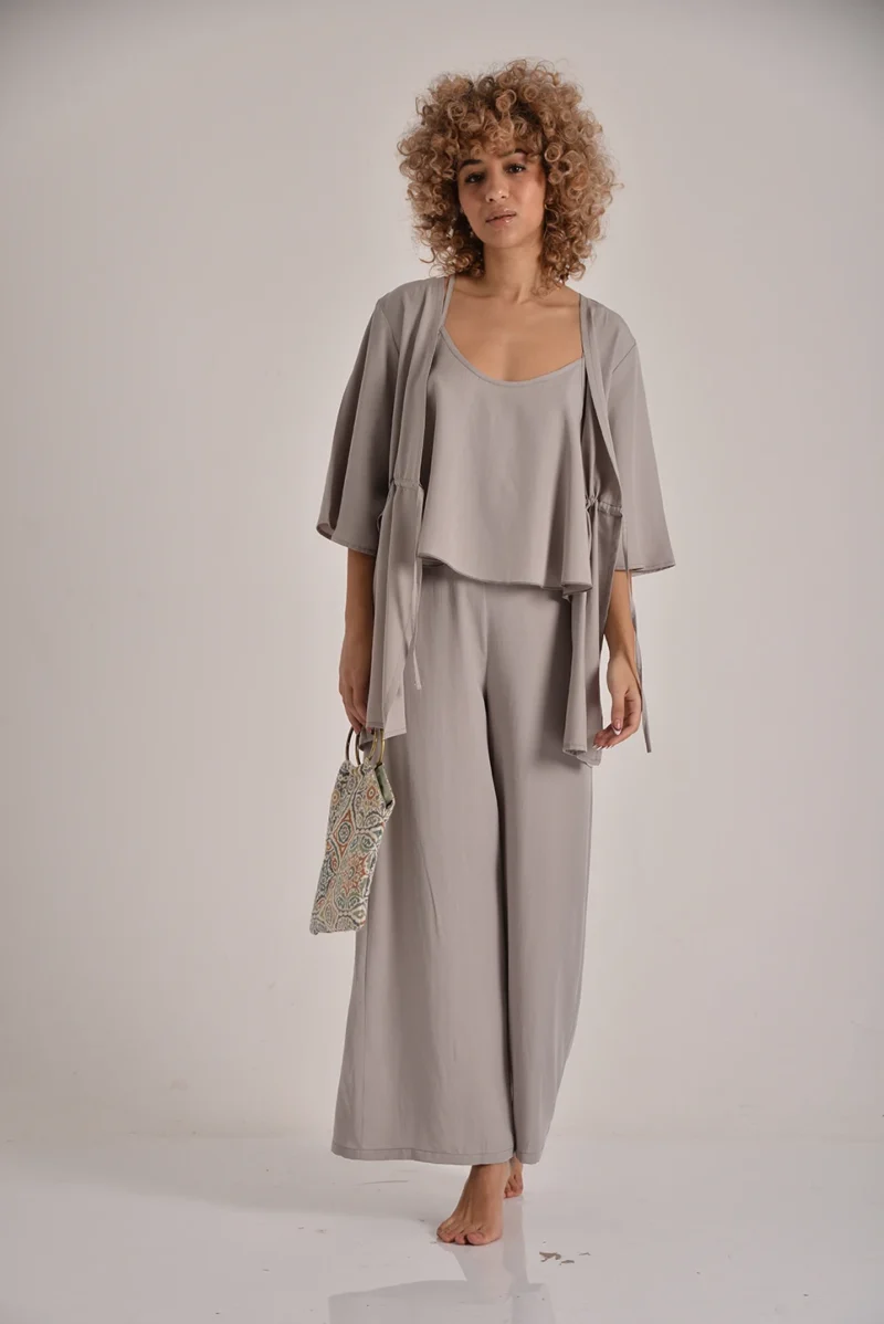 The Drawstring Tencel Kimono - Image 3