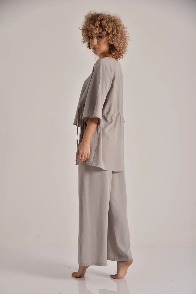 The Drawstring Tencel Kimono - Image 4