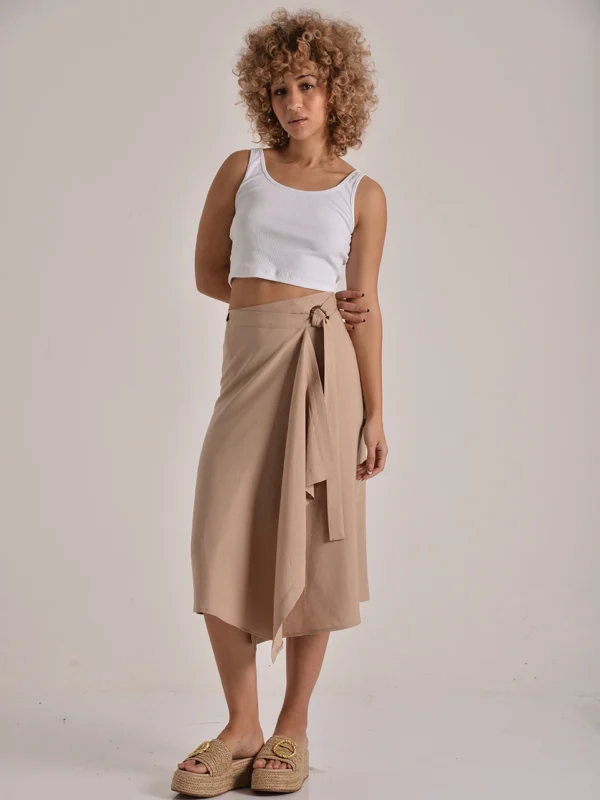 The Wrap Tencel Skirt